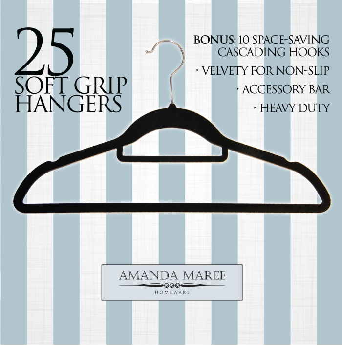 Amanda Maree Homeware Flocked Hangers