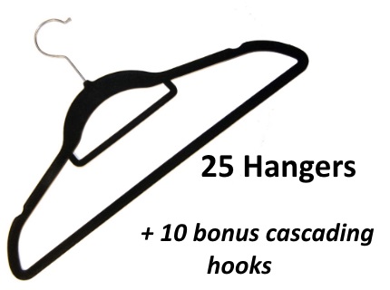 Enter the Draw For a Box of Our Black Slimline Hangers